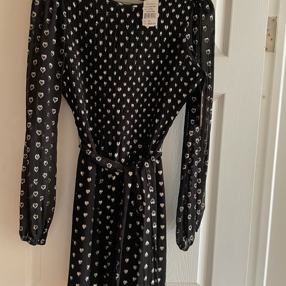 Shoshanna Black Walker Mini Dress Size 10 - Picture 2 of 8